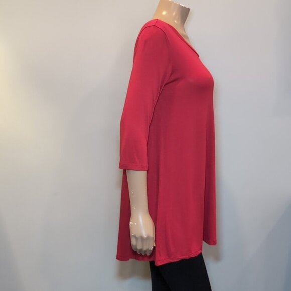 3/$20 Forever 21 Tunic Top A-Line Dress Cropped Sleeve Fall Christmas Holiday - Picture 6 of 10